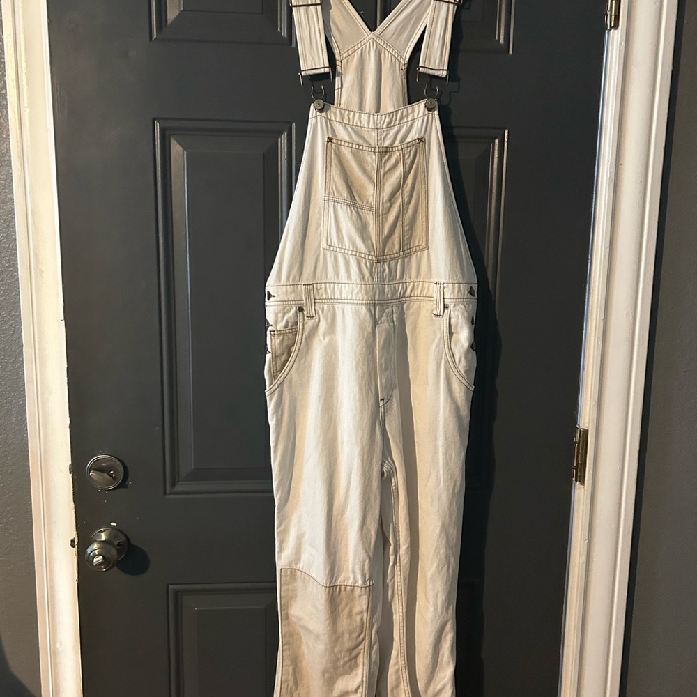 We The Free Beige Women Jeans Overalls